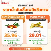 ราคาน้ำมันเชื้อเพลิงชีวภาพ